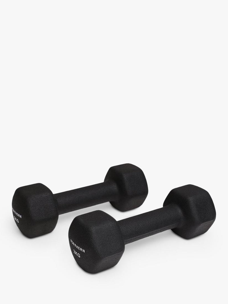 Northern Gym Equipment neoprene hex dumbbell 1kg, imported from the UK