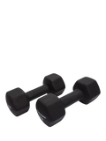 Northern Gym Equipment Neoprene Hex Dumbbell 7kg Black, imported from the UK