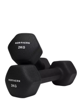 John Lewis Northern Gym Equipment Neoprene Hex Dumbbell 2kg Black- Buy online at McGrocer