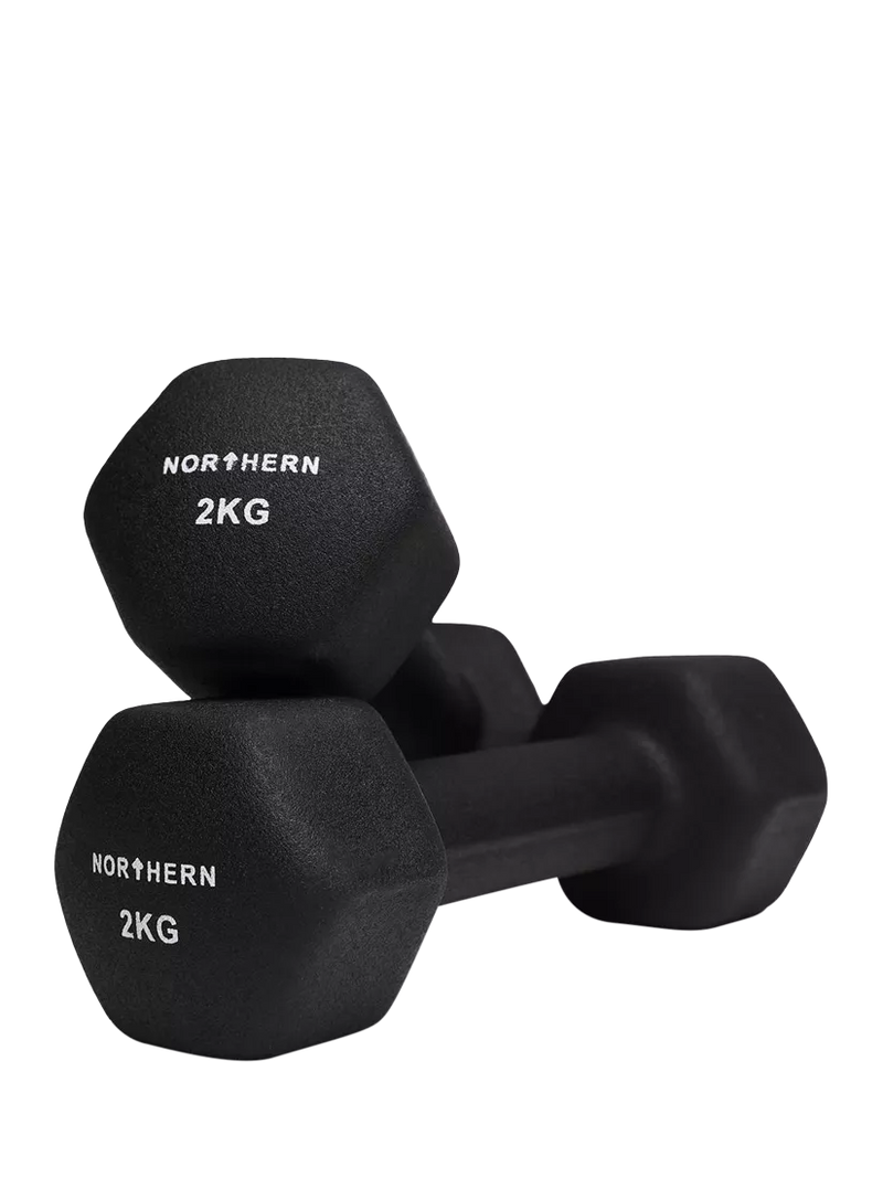 Northern Gym Equipment neoprene hex dumbbell 2kg - British product
