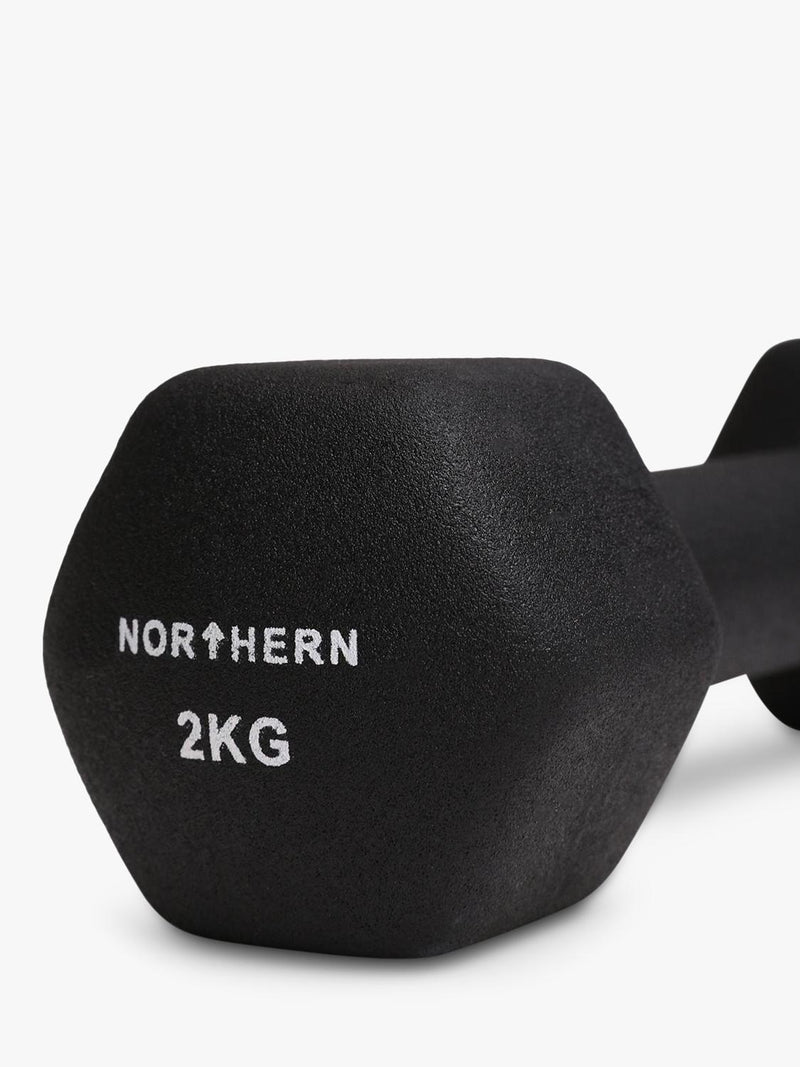 Northern Gym Equipment neoprene hex dumbbell 2kg - British product