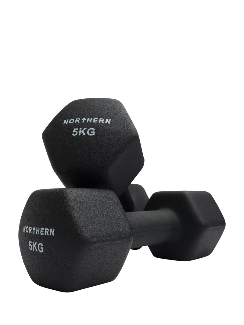 Northern Gym Equipment neoprene hex dumbbell 5kg, UK version