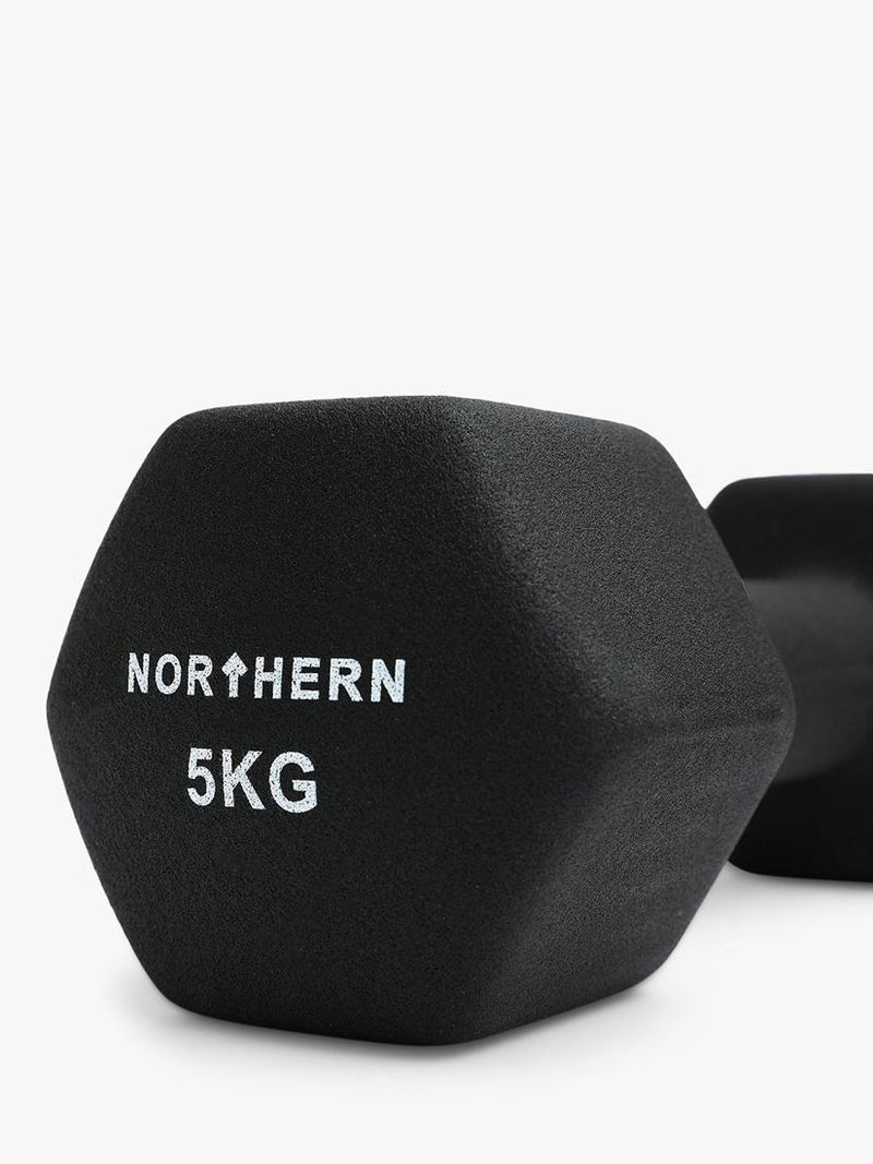 Northern Gym Equipment neoprene hex dumbbell 5kg, UK version