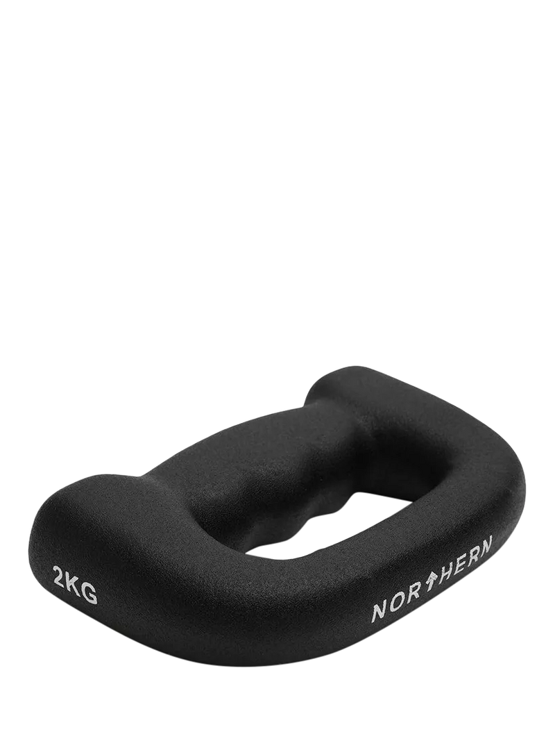 Northern Gym D-shaped dumbbells 2kg each - British product