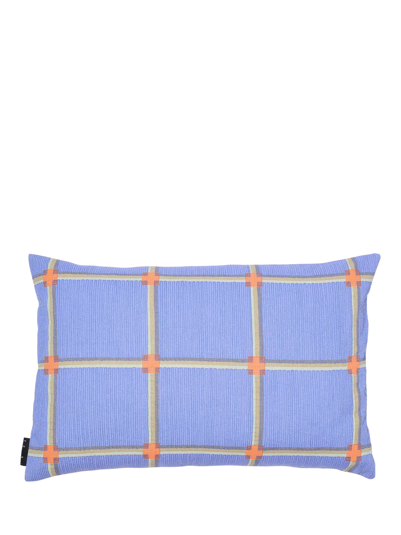The Conran Shop Cuba cotton cushion blue (British brand)