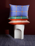 The Conran Shop Cuba cotton cushion blue (British brand)