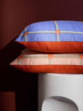 The Conran Shop Cuba cotton cushion blue (British brand)