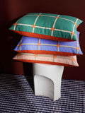 The Conran Shop Cuba cotton cushion green, imported from the UK