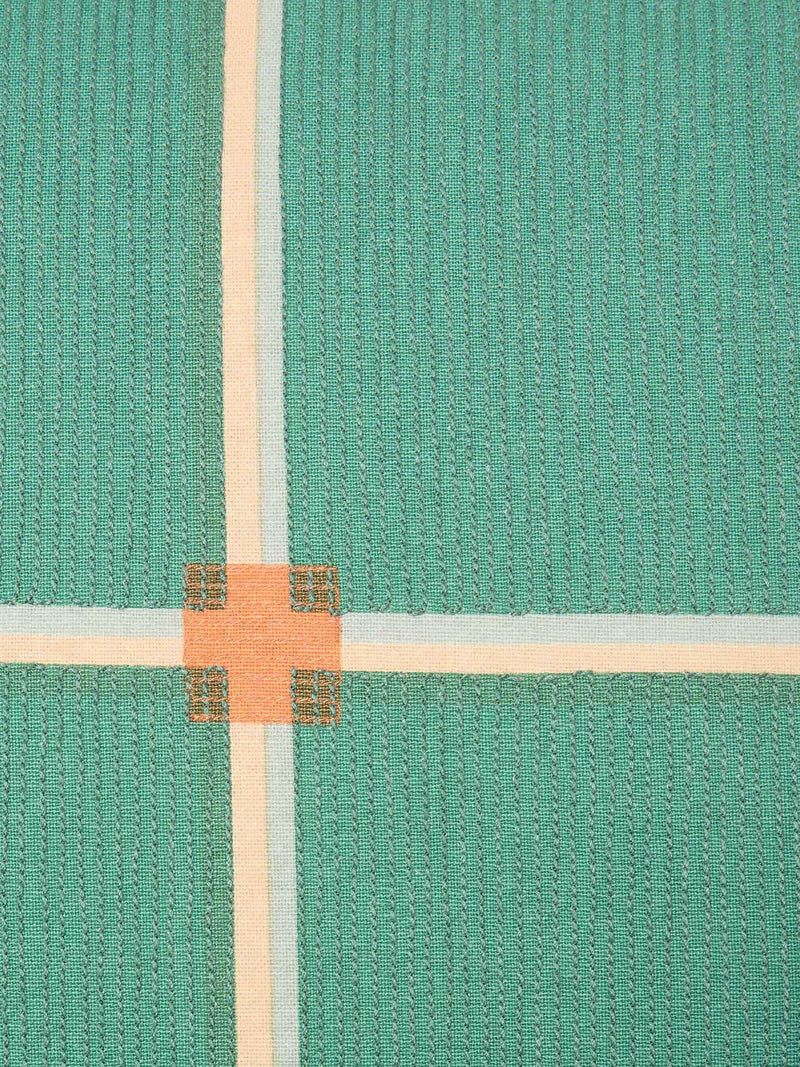 The Conran Shop Cuba cotton cushion green, imported from the UK