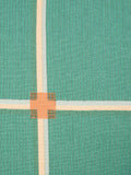 The Conran Shop Cuba cotton cushion green, imported from the UK