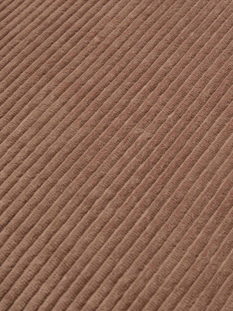 Conran Shop Miller corduroy velvet cushion cover in mink - British brand
