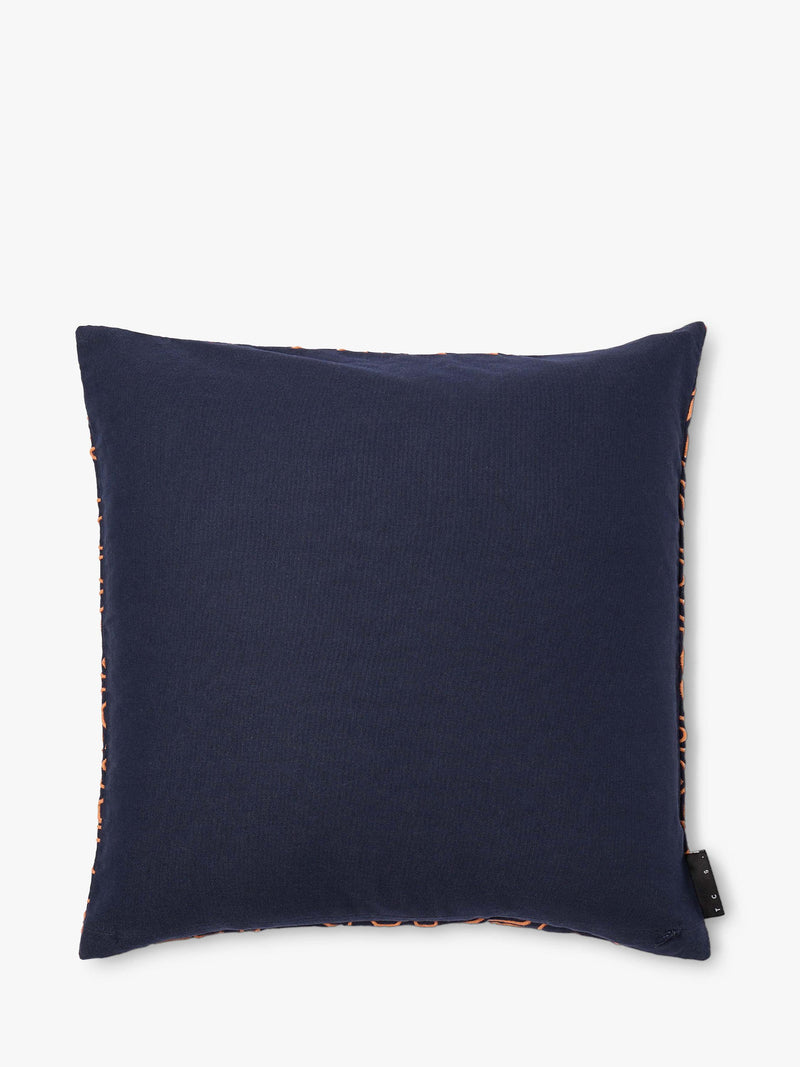 The Conran Shop ripple cotton cushion cover blue, imported from the UK