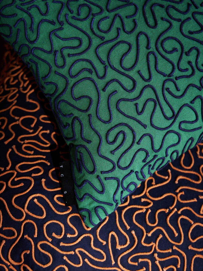 The Conran Shop cushion cover green 45cm (British brand)