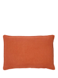 The Conran Shop Wallis Linen Cushion Cover in brick, UK version