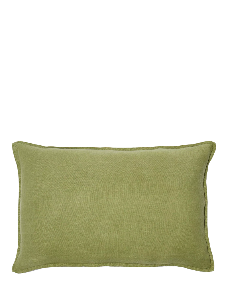 The Conran Shop Wallis Linen Cushion in Celadon - British product