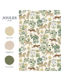 Joules Folk Forest Floral wallpaper roll - British product
