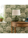 Joules Fox and Hare olive green wallpaper, imported from the UK