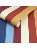 Joules Stripe Wallpaper multi-coloured (British brand)