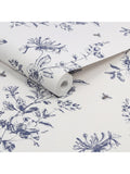 Joules Honey wallpaper floral creme - British product