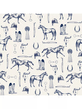 John Lewis Joules Sketched Equestrian Print Wallpaper- Buy online at McGrocer