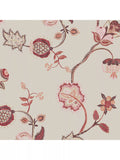 Joules Tree of Life floral wallpaper red pink - British product