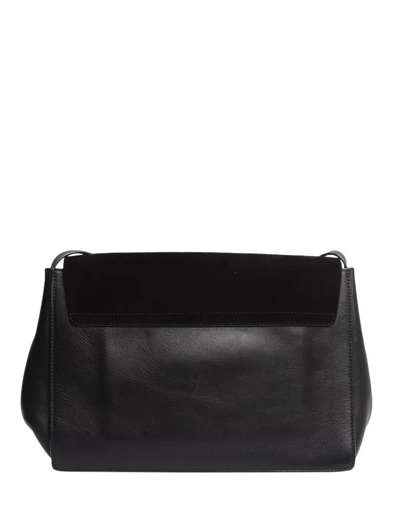 Chloé Faye black suede-leather shoulder bag, UK version