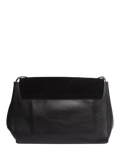 Chloé Faye black suede-leather shoulder bag, UK version
