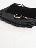 Chloé Faye black suede-leather shoulder bag, UK version