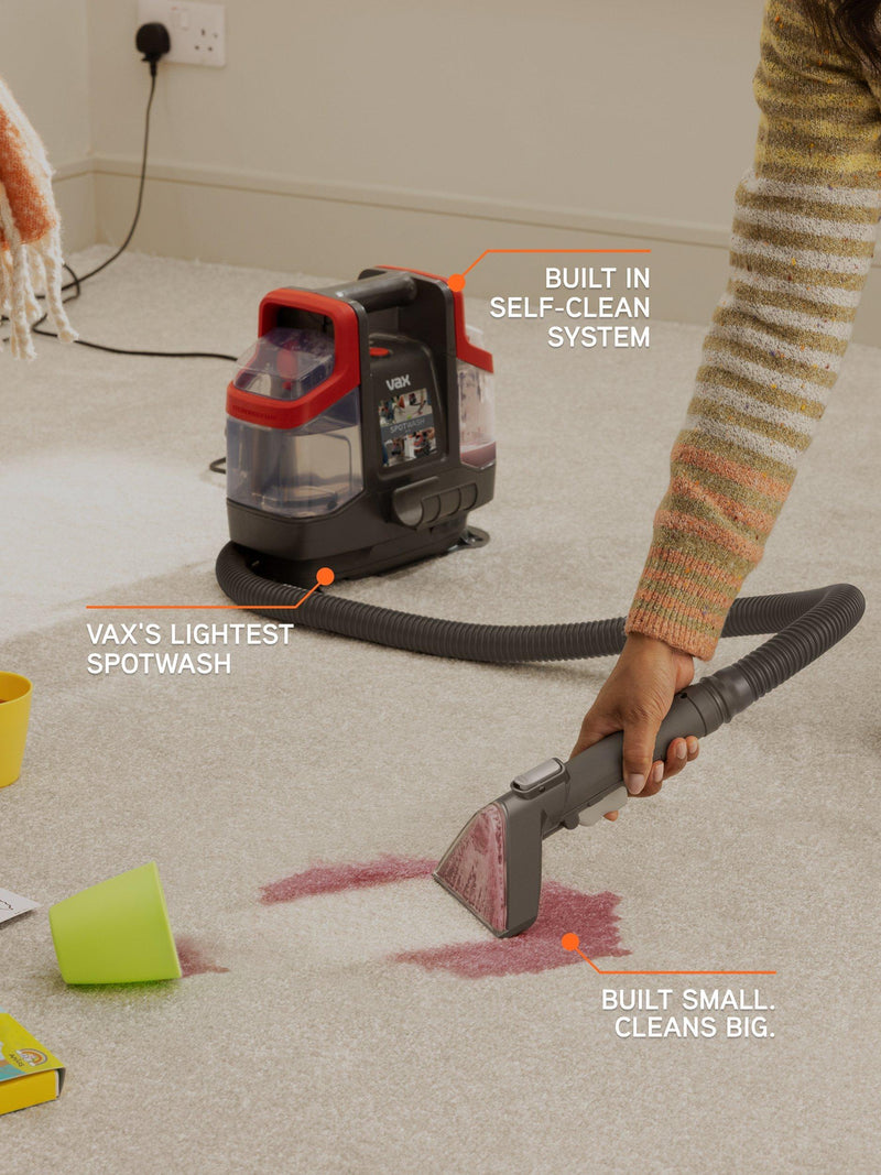 Vax SpotWash Mini corded carpet cleaner grey - UK version