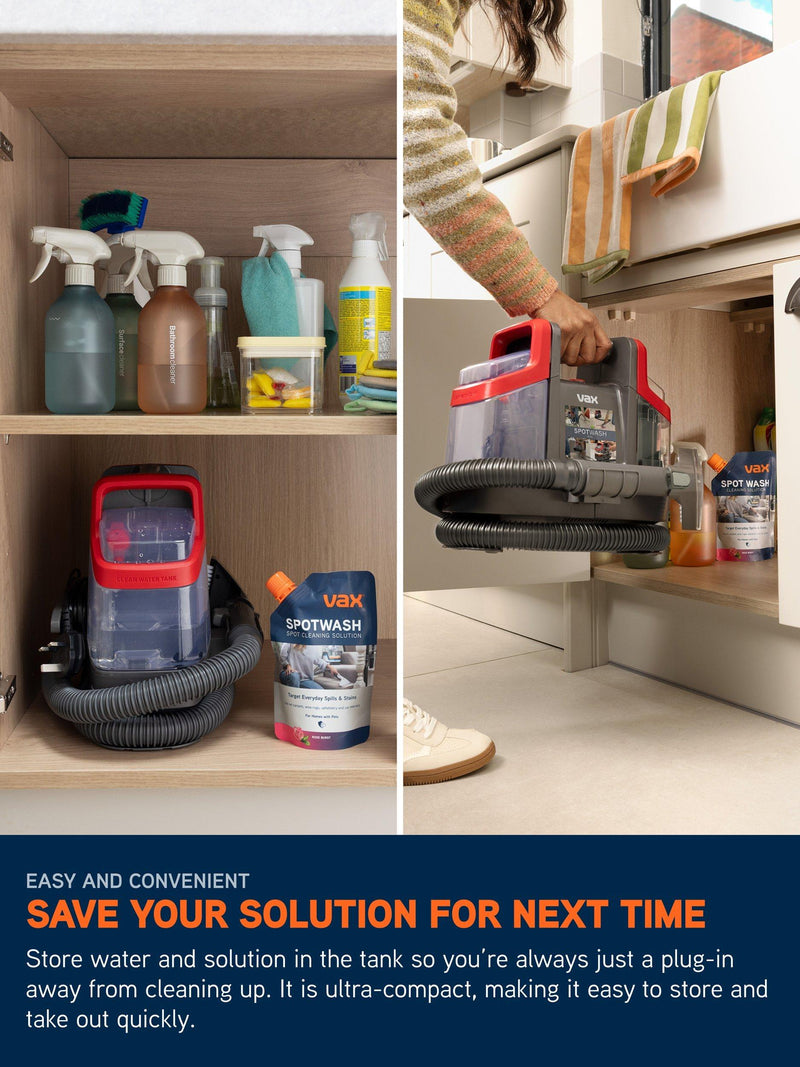 Vax SpotWash Mini corded carpet cleaner grey - UK version