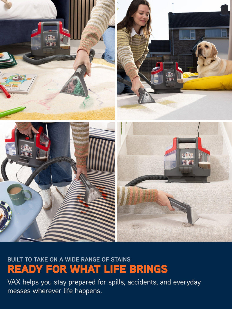 Vax SpotWash Mini corded carpet cleaner grey - UK version