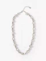 John Lewis Mint Velvet Short Beaded Necklace, Silver- Buy online at McGrocer