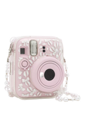 instax Skinnydip Bow clear camera case (British brand)