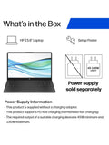 HP 15.6 laptop Intel Core 5 Jet Black, UK version
