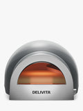 DeliVita Flow Dual Fuel Pizza Oven, Hale Grey, imported from the UK