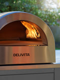 DeliVita Flow Dual Fuel Pizza Oven, Hale Grey, imported from the UK