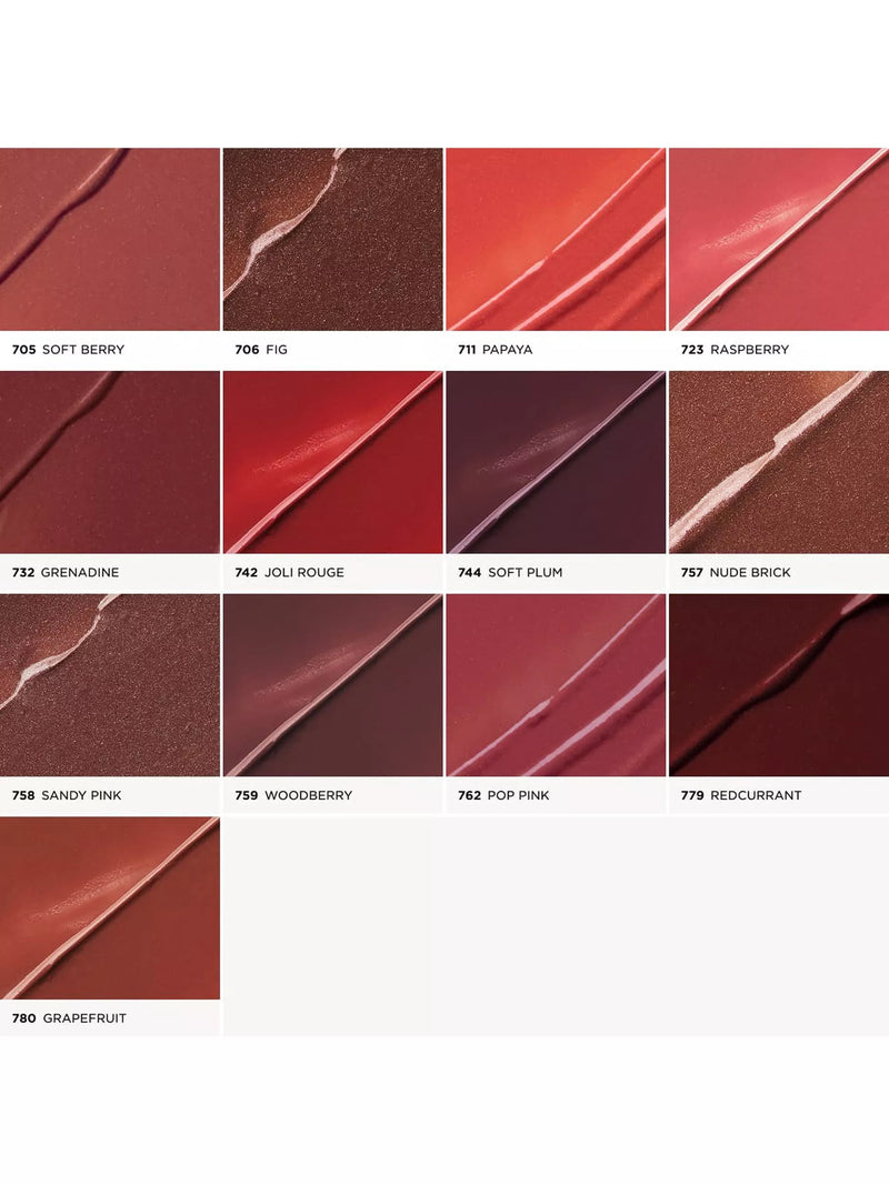 Clarins Joli Rouge Shine Lipstick in Woodberry 3.5g, UK version