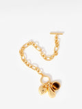 Mint Velvet resin charm bracelet gold chain, UK version