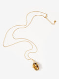Mint Velvet gold embellished pendant necklace, UK version