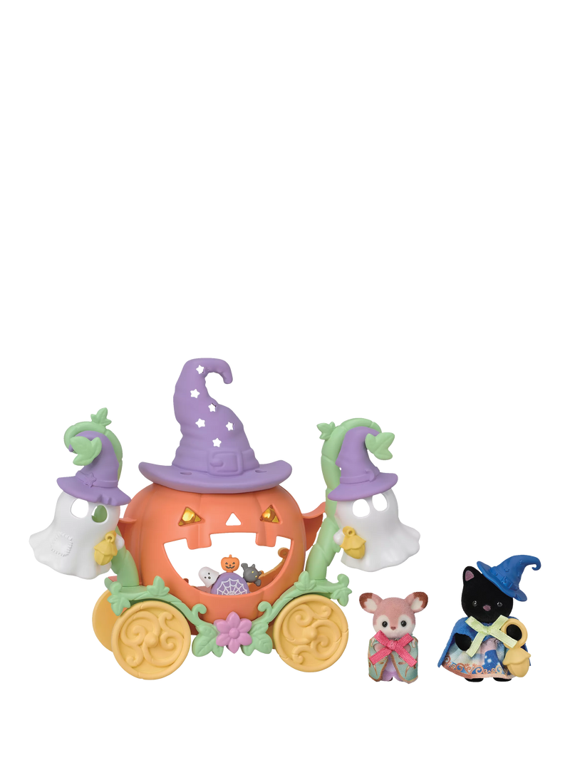 Sylvanian Families Halloween pumpkin carriage playset - British product