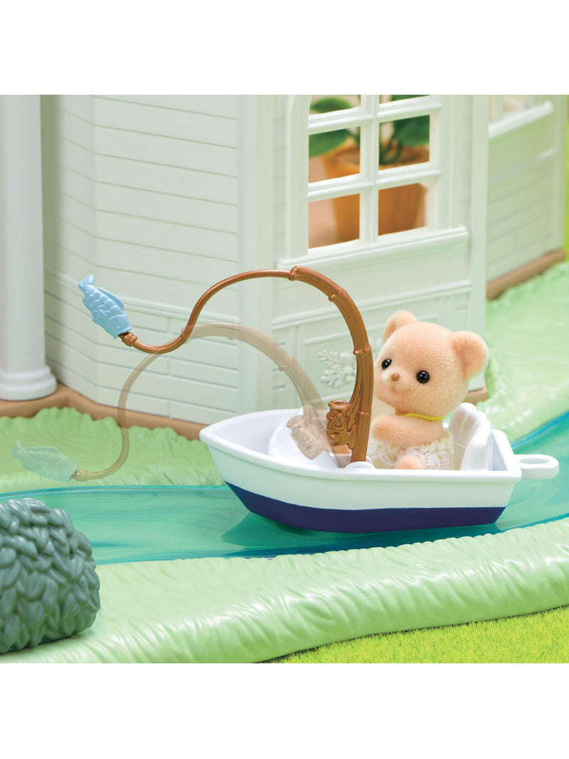 Sylvanian Families Red Roof Riverside Manor dollhouse - British product