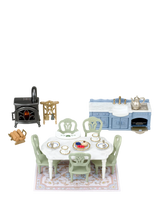 John Lewis Sylvanian Families Riverside Manor Dining Room Dollhouse Furniture Set- Buy online at McGrocer