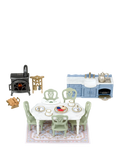 Sylvanian Families dining room set dollhouse furniture, UK version