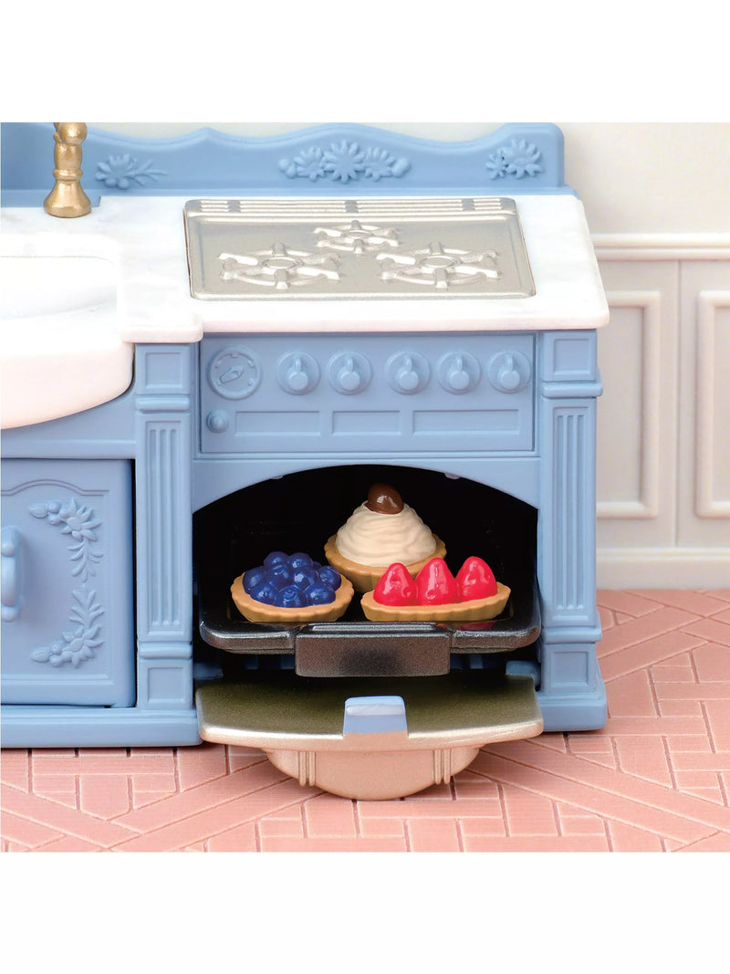 Sylvanian Families dining room set dollhouse furniture, UK version