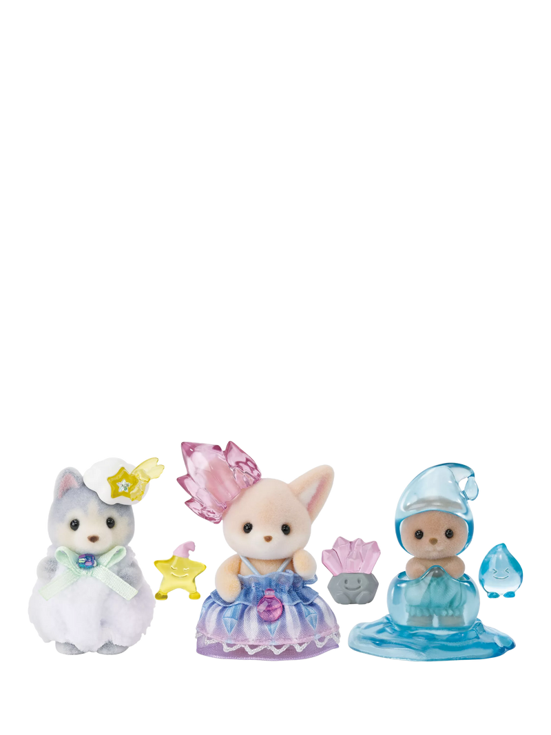 Sylvanian Families Enchanted Fairy Babies Trio action figures, imported from the UK