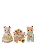 Sylvanian Families Hamster Family toy set with stroller, UK version