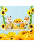 Sylvanian Families Hamster Family toy set with stroller, UK version