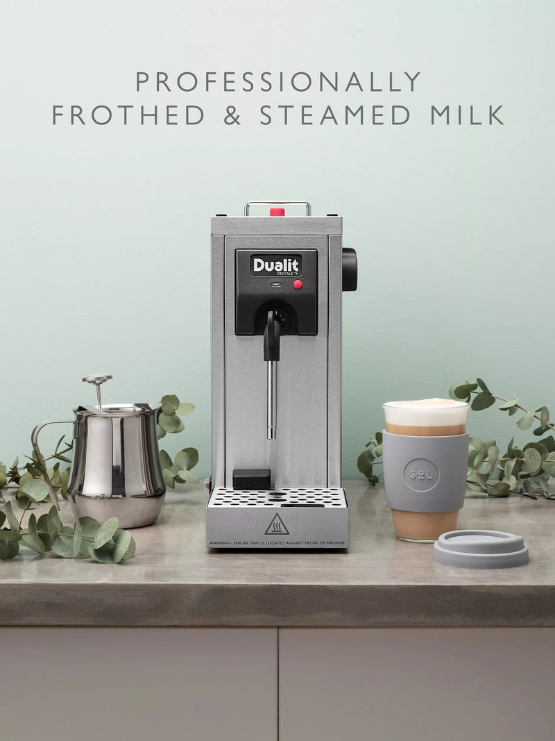 Dualit Cino milk steamer silver, imported from the UK