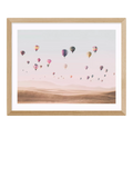 EAST END PRINTS framed print hot air balloon 43.4 x 53.4cm (British brand)