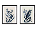 East End Prints Blue Plant framed print set 53.4 x 43.4cm - British product